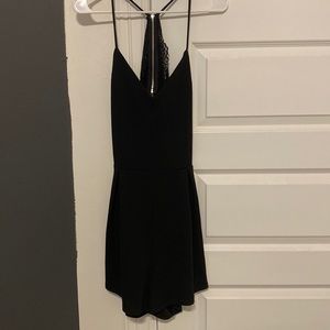 Cut out black romper